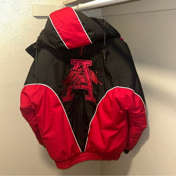 Pro Player 90s Arkansas Razorback Jacket - Picture 8 of 13